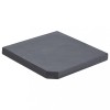 VidaXL Placă de greutate umbrelă, negru, granit, 25 kg, pătrat 313669