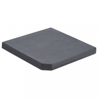 vidaXL Placă de greutate umbrelă, negru, granit, 25 kg, pătrat 313669 foto