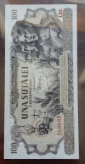 Reforma monetara....100 lei 5 dec 1947....filigran BNR.....UNC foto