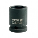 Cheie tubulara hexagonala de impact 1/2&quot;, 21mm, Yato YT-1011