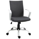 Vinsetto Scaun de Birou Ergonomic și Pivotant pentru Birou, Gri &Icirc;nchis | Aosom Romania
