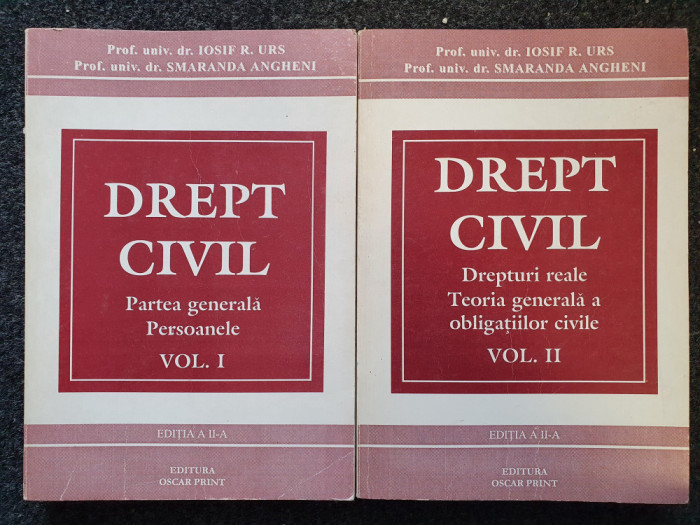 DREPT CIVIL - Urs, Ungheni (2 volume)