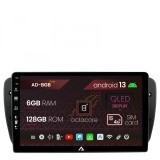 Navigatie Seat Ibiza (2008-2013), Android 13, B-Octacore 6GB RAM + 128GB ROM, 9 Inch - AD-BGB9006+AD-BGRKIT049