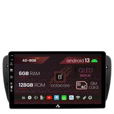 Navigatie Seat Ibiza (2008-2013), Android 13, B-Octacore 6GB RAM + 128GB ROM, 9 Inch - AD-BGB9006+AD-BGRKIT049 foto