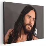 Tablou Jared Leto actor 2083 Tablou canvas pe panza CU RAMA 50x70 cm