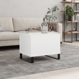 Gossi masuta de cafea, alb, 60x44,5x45 cm, lemn prelucrat