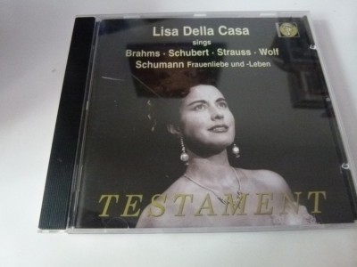 Bach, Schubert, etc. - Lisa della Casa , cd foto