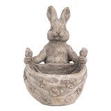 Cumpara ieftin Figurina Iepuras Paste piatra bej 20x24x31 cm