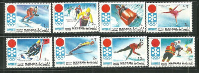 MANAMA, SAPPORO - SERIE COMPLETĂ MNH foto