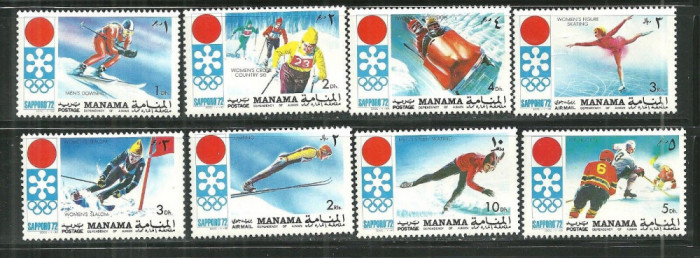 MANAMA, SAPPORO - SERIE COMPLETĂ MNH