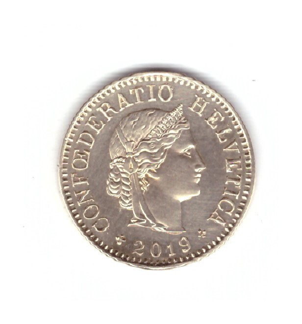 Moneda Elvetia 5 rappen 2019, stare foarte buna, curata