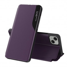 Husa pentru iPhone 15 Plus, Techsuit eFold Series, Purple