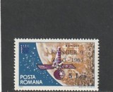 ROMANIA 1965 LP 603 RANGER 9 SUPRATIPAR MNH