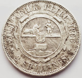 309 Africa de sud 2 Shillings 1896 Zuid Afrikaansche Republiek km 6 argint