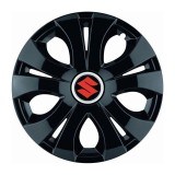 Set 4 Capace Roti Top Negru R16, Compatibil Cu Suzuki