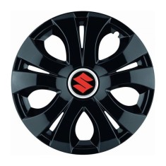 Set 4 Capace Roti Top Negru R15, Compatibil Cu Suzuki