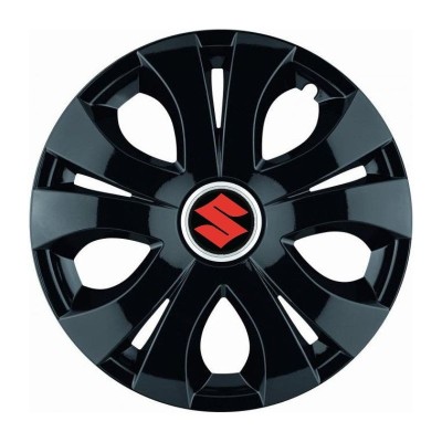 Set 4 Capace Roti Top Negru R16, Compatibil Cu Suzuki foto