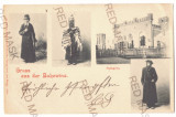 2893 - SADAGURA Bucovina SYNAGOGUE, Rabbi house Litho - old postcard - used 1899, Circulata, Printata