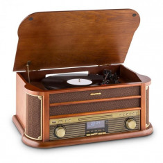 Auna Belle Epoque 1908 DAB, sistem stereo retro, gramofon, DAB +, Bluetooth foto