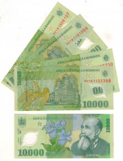 SV * Romania BNR 10000 / 10.000 LEI 2000 * Seria ... * POLIMER * E. Ghizari foto