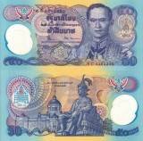 Bancnota Thailanda 50 Baht 1996 Comemorativa Polymer UNC