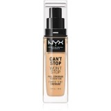 NYX Professional Makeup Can't Stop Won't Stop Full Coverage Foundation fond de ten cu acoperire ridicată culoare 7.5 Soft Beige 30 ml