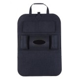 Organizator spatar scaun auto cu buzunare din pasla, negru, OCS-01