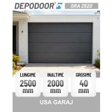 Usa garaj DEPODOOR GRA 2520 GRI ANTRACIT
