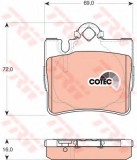 Set placute frana,frana disc MERCEDES S-CLASS Cupe (C215) (1999 - 2006) TRW GDB1455