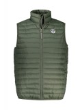 Vesta barbati, cu mini logo brodat, verde (Marime: XL)