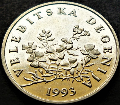 Moneda 50 LIPA - CROATIA, anul 1993 * cod 858 foto