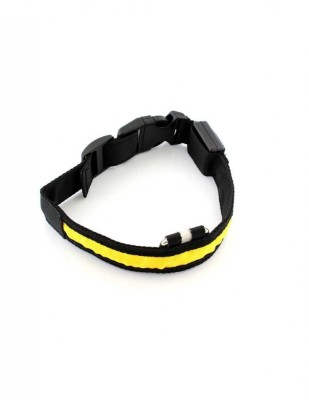 Zgarda Iluminata cu LED pentru Caine sau Pisica culoare Galben AVX-AG232B foto