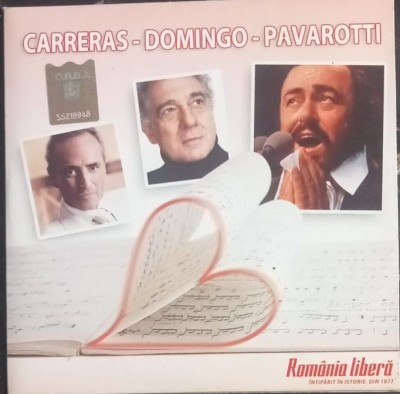 CD Carreras Domingo Pavarotti foto