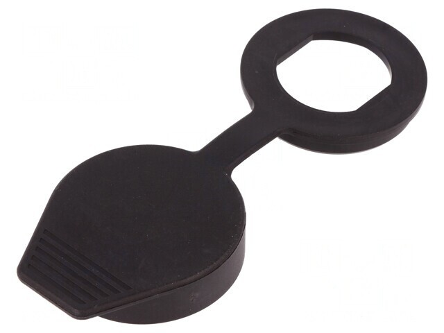 Capac antipraf TPE negru M22