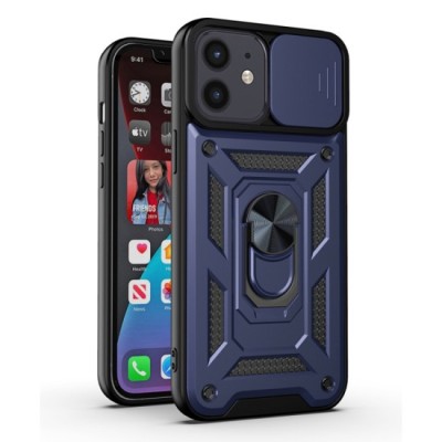 Husa pentru iPhone 12 - Techsuit CamShield Series - Blue foto