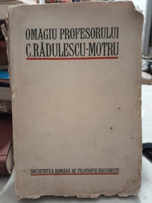 Omagiu profesorului C. radulescu-Motru foto
