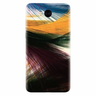 Husa silicon pentru Huawei Y5 2017, Colorful Peacock Feathers foto