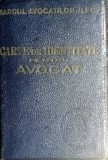 Carte de Identitate pentru avocat 1941