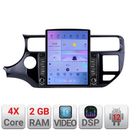 Navigatie Kia Rio K-504 ecran tip TESLA 9.7&quot; cu Android Radio Bluetooth Internet GPS WIFI 2+32 DSP Quad Core CarStore Technology