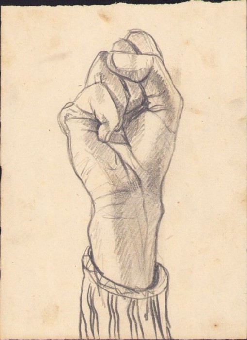 A1648 Schiță de Dimitrie &bdquo;Puiu&rdquo; Eitel, nesemnată