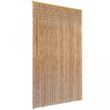 Perdea de ușă pentru insecte, bambus, 120x220 cm, vidaXL