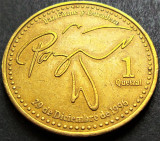 Cumpara ieftin Moneda exotica 1 QUETZAL - GUATEMALA, anul 1999 * cod 3154, America Centrala si de Sud