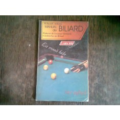 MANUAL DE BILIARD - M. BACH