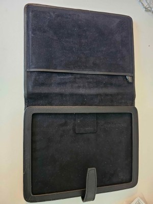 Husă rigidă pentru iPad original FOSSIL - husă - PIELE autentică foto