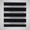 Jaluzea tip zebra, 120 x 230 cm, negru