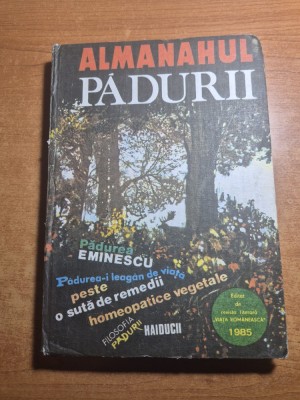 almanahul padurii - din anul 1985 foto