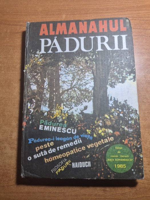 almanahul padurii - din anul 1985