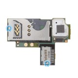 Modul de card SIM și SD pentru BlackBerry 9360 Curve, piesă de schimb pentru cititorul de carduri SIM și de memorie PCB-33896-007