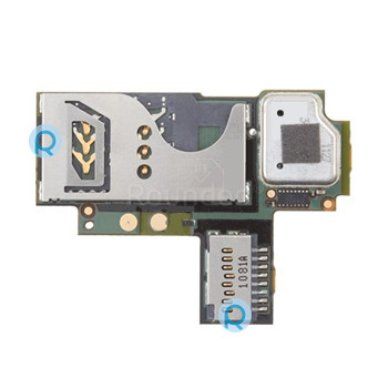 Modul de card SIM și SD pentru BlackBerry 9360 Curve, piesă de schimb pentru cititorul de carduri SIM și de memorie PCB-33896-007 foto