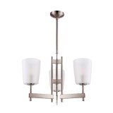 Cumpara ieftin Lustra Candelabru GoodHome Quadryx, argintiu, surse 3 x (E14), IP20